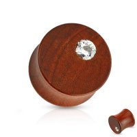 Holz Plug - Rotholz - Kristall