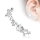 Ear Cuff Ohrstecker mit Sternen und Kristallen