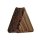 Holz Plug - Dreieck - Palmen Holz - Dunkel