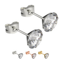 Max Palmer Ohrstecker mit Swarovski Kristall  aus 925...