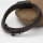 Leder-Armband mit Anker und Magnetverschluss