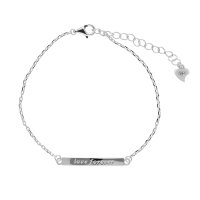 925 Sterling Silber Armband "Love Forever"