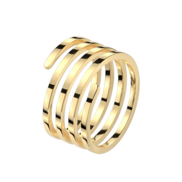 Goldener Wickel-Ring