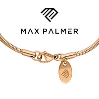 Max Palmer® Rosegoldene Schlangenkette in 21 Varianten aus Edelstahl